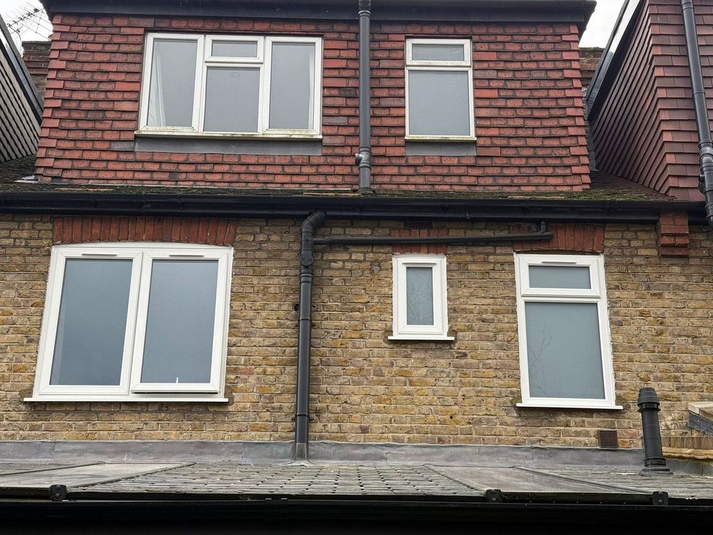 Rehau Total 70 2-light uPVC casement window, white frame